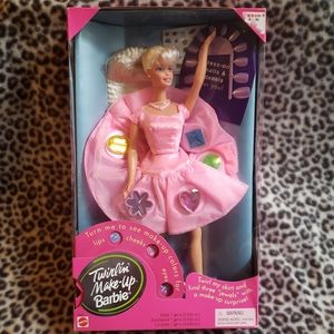 1997 Twirlin' Make-Up Barbie Doll, Blonde, NIB, Vintage